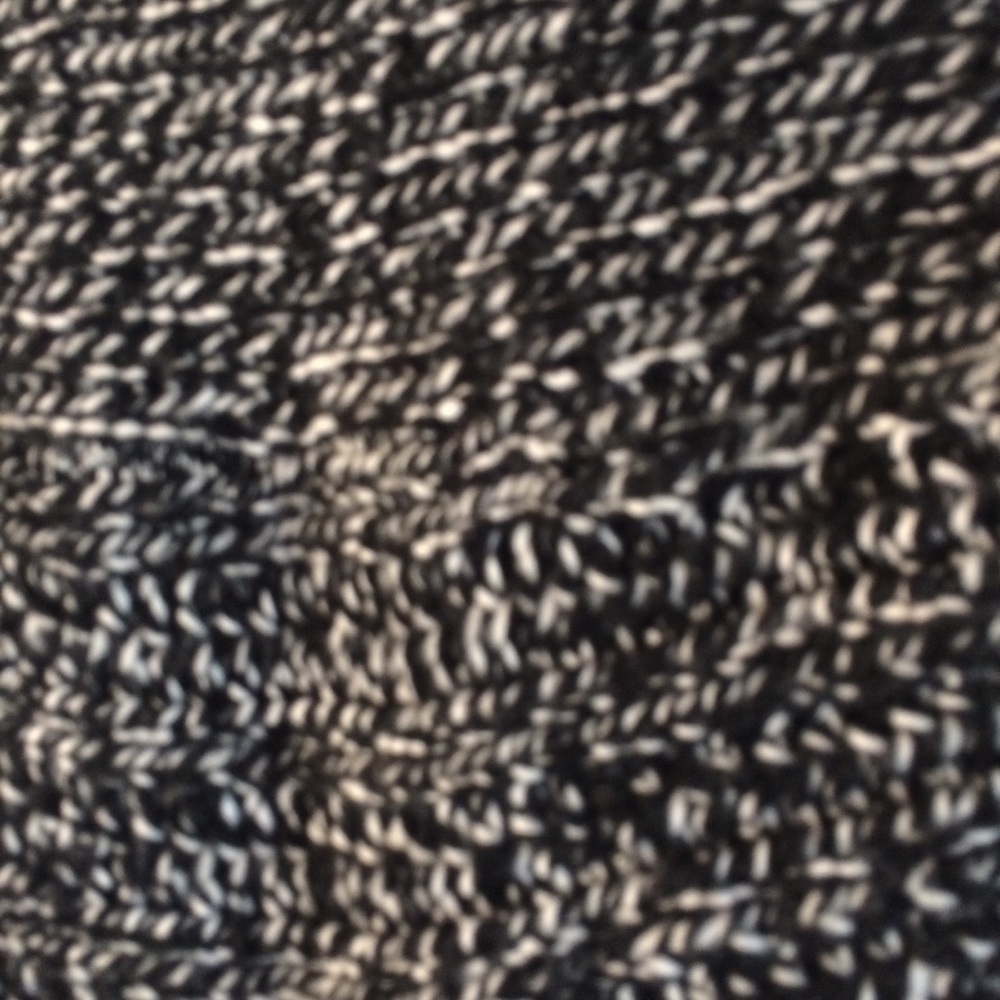 Express Black White Chunky Knit Cozy Cardigan XS - Picture 2 of 8